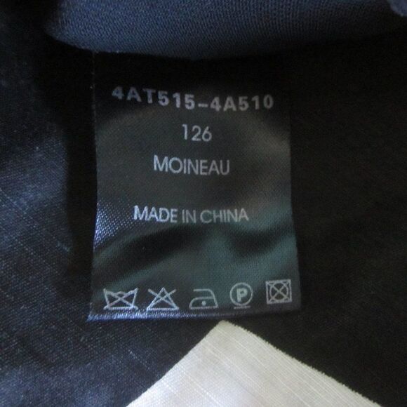 Chloe Womens Size XS Silk Dress Black White Pattern Long Sleeve Asymmetrical Hem - Picture 4 of 12